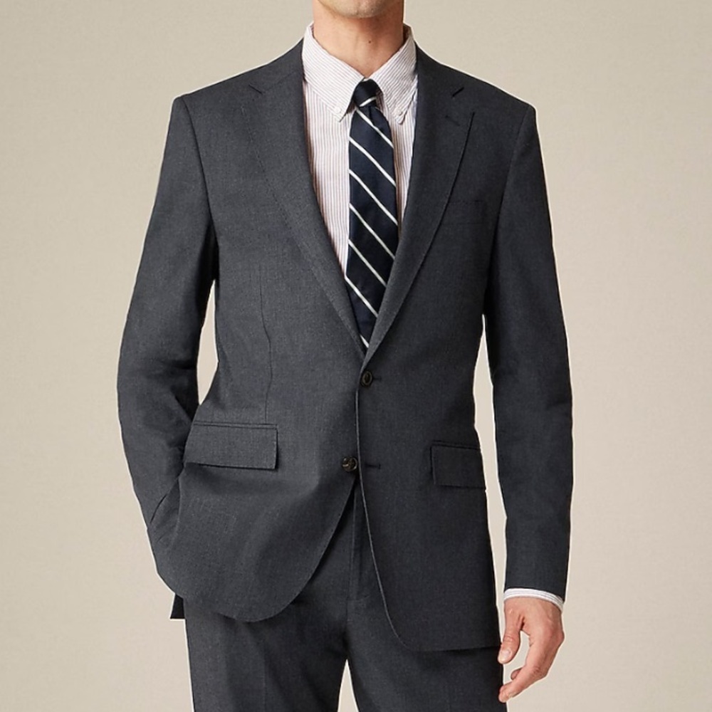 J crew Ludlow Slim-fit suit jacket in Italian cotton blend